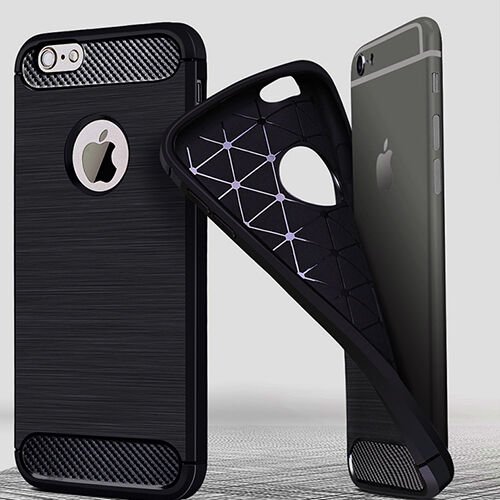 iPhone 6S Plus/6 Plus ile Uyumlu Kılıf Room Silikon Gri