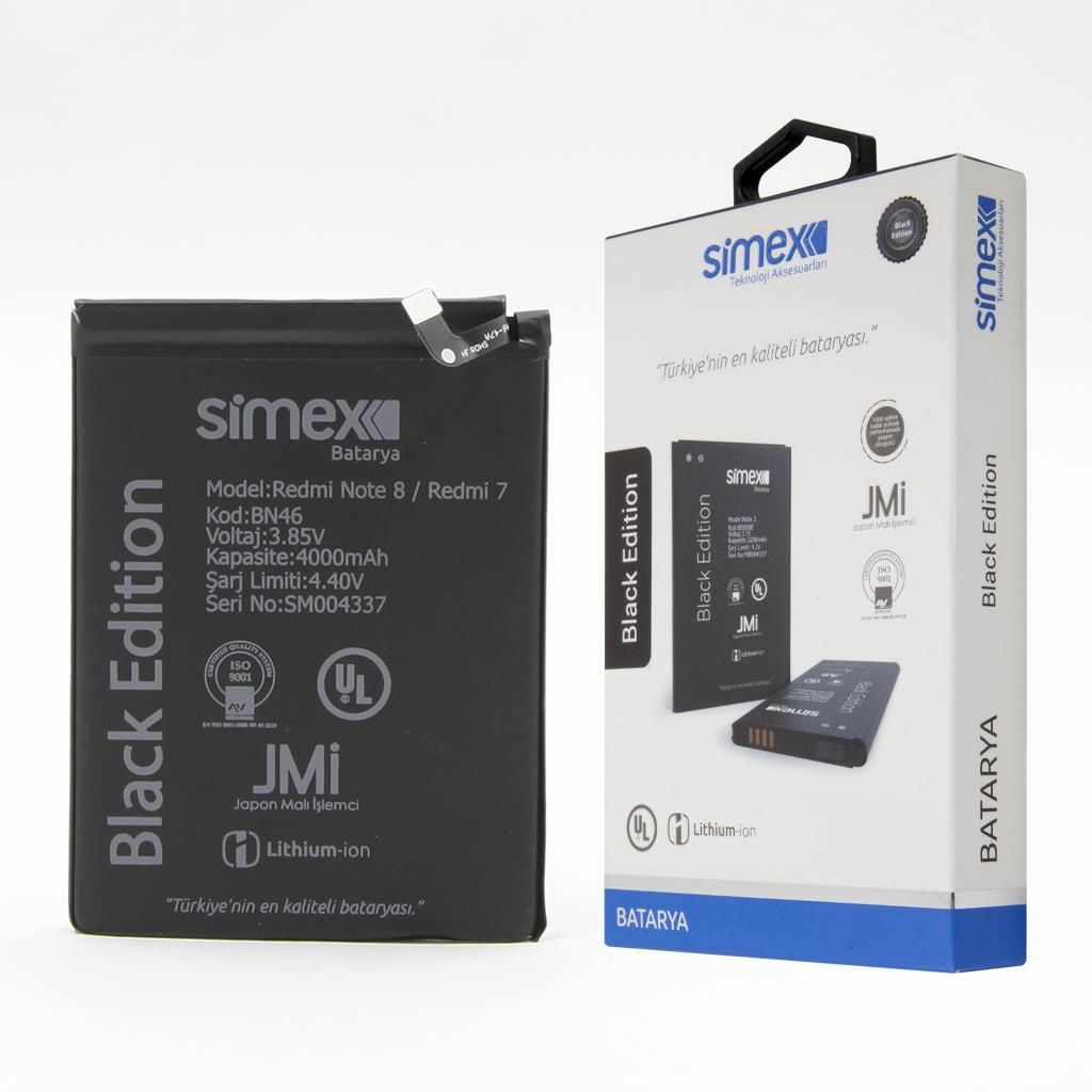 Simex Redmi Note8 / Redmi7 ile Uyumlu SBT-01 Batarya