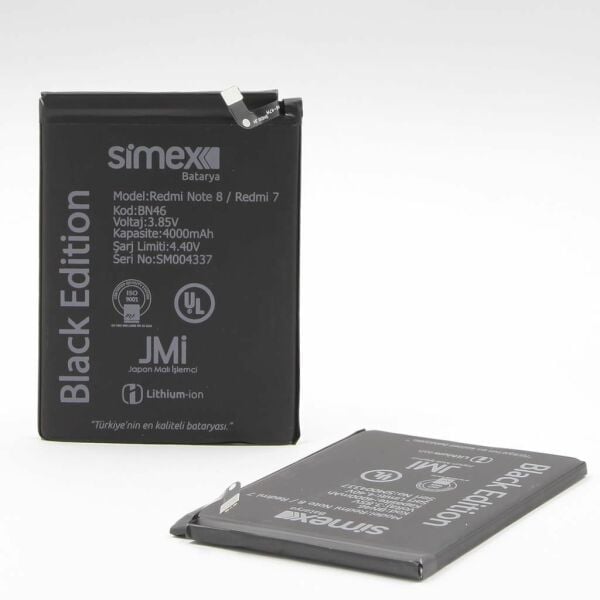 Simex Redmi Note8 / Redmi7 ile Uyumlu SBT-01 Batarya