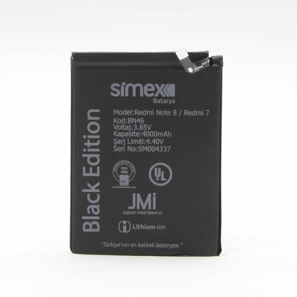 Simex Redmi Note8 / Redmi7 ile Uyumlu SBT-01 Batarya