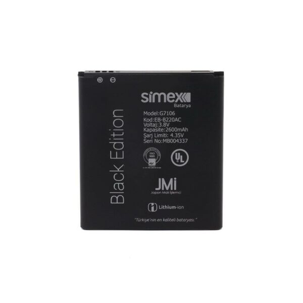 Simex G7106 Galaxy Grand 2 ile Uyumlu SBT-01 EB-B220AC Batarya