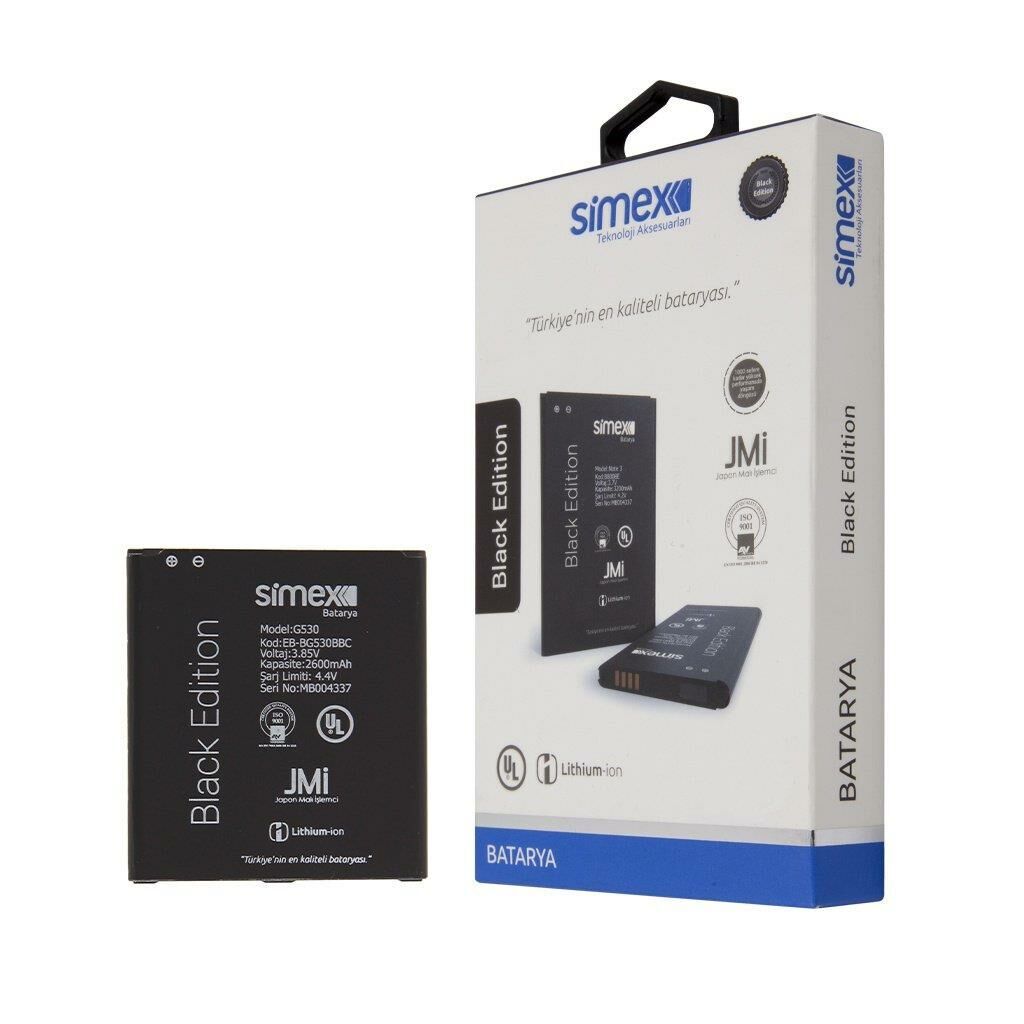 Simex G530/J3/J5 Galaxy Grand Prime ile Uyumlu SBT-01 EB-BG530BBC Batarya