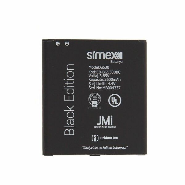 Simex G530/J3/J5 Galaxy Grand Prime ile Uyumlu SBT-01 EB-BG530BBC Batarya