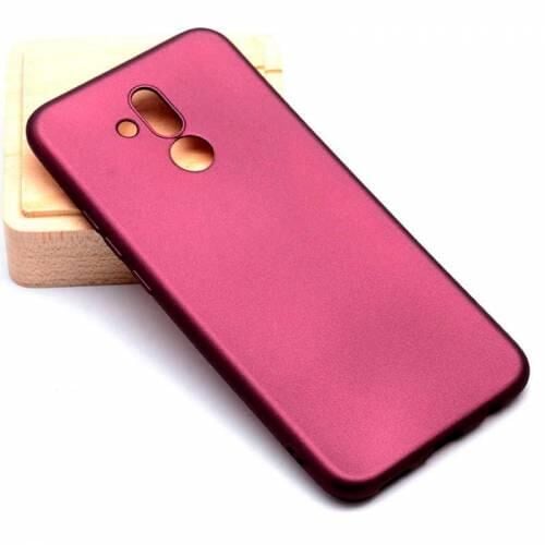 Jopus Mate 20 Lite ile Uyumlu Soft Silikon Kılıf  Mürdüm