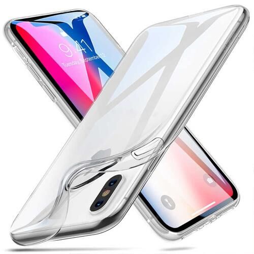 iPhone XS Max ile Uyumlu Ultra Slim Silikon Kılıf 0,2mm Şeffaf