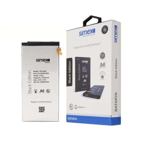 Simex Galaxy A8 ile Uyumlu SBT-01 Batarya