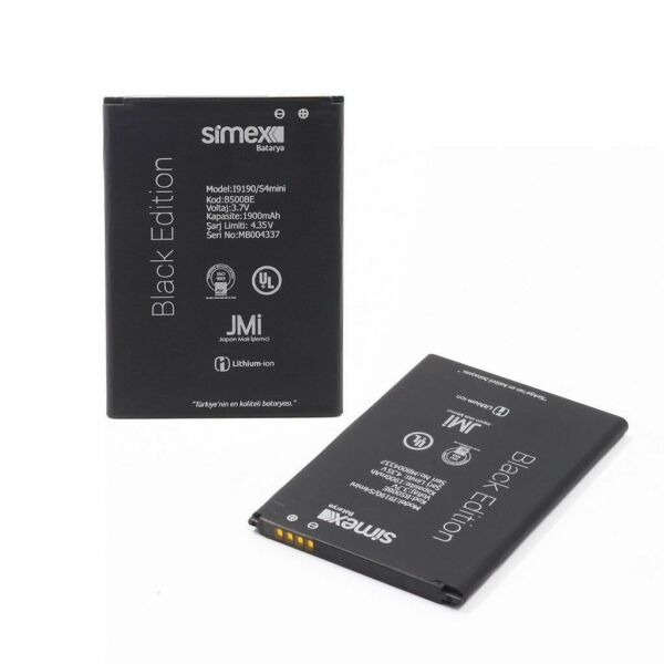Simex I9190 Galaxy S4 Mini ile Uyumlu SBT-01 B500BE Batarya