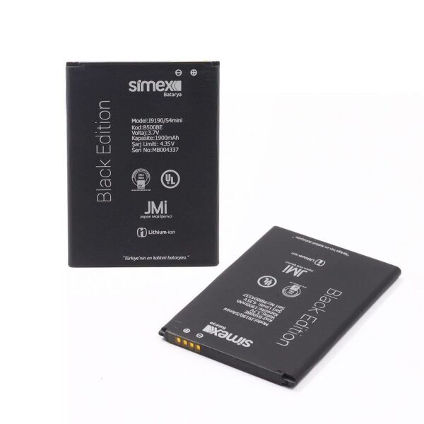 Simex I9190 Galaxy S4 Mini ile Uyumlu SBT-01 B500BE Batarya