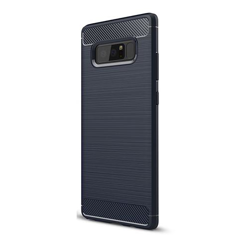 Galaxy Note 8 ile Uyumlu Kılıf Room Silikon Lacivert