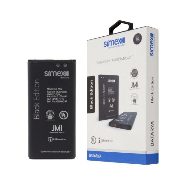 Simex Galaxy S5 Mini ile Uyumlu SBT-01 EB-BG800BBE Batarya