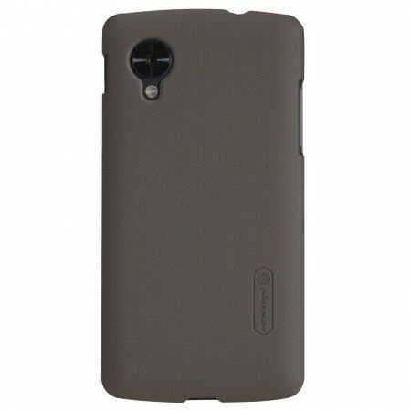 Nillkin D821 D820 Nexus 5 ile Uyumlu Kılıf Super Frosted Serisi Kahverengi