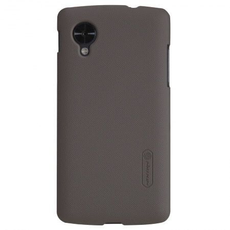 Nillkin D821 D820 Nexus 5 ile Uyumlu Kılıf Super Frosted Serisi Kahverengi