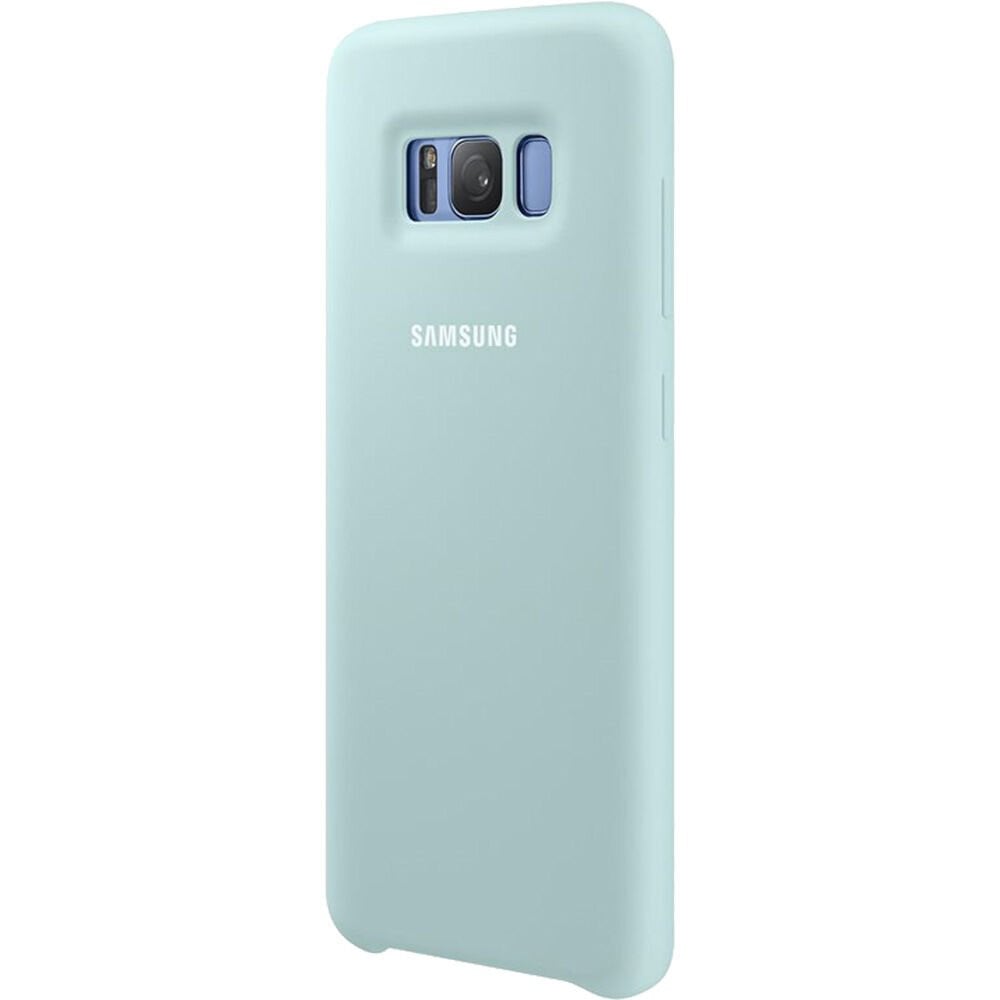 Galaxy S8 Plus ile Uyumlu Kılıf Silicone Cover Mavi EF-PG955(Out)