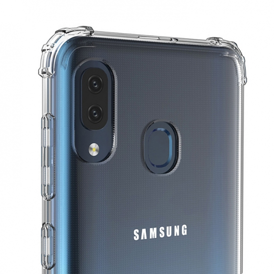 Blogy Galaxy A10s ile Uyumlu Crystal Fit Kılıf Crystal Clear