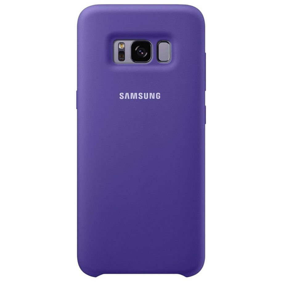 Galaxy S8 Plus ile Uyumlu Kılıf Silicone Cover Mor EF-PG955 (Out)