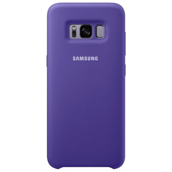 Galaxy S8 Plus ile Uyumlu Kılıf Silicone Cover Mor EF-PG955 (Out)