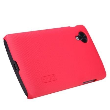 Nillkin D821 D820 Nexus 5 ile Uyumlu Kılıf Super Frosted Serisi Kırmızı