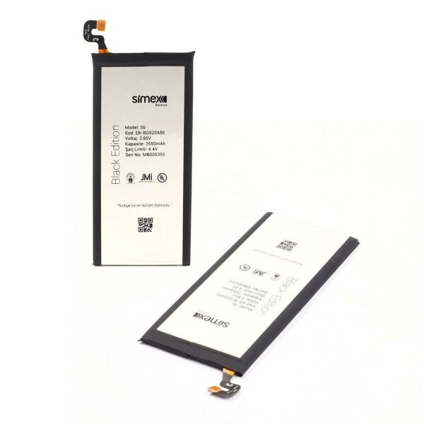 Simex Galaxy S6 ile Uyumlu SBT-01 Batarya