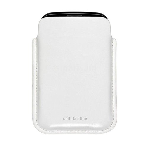 Cellular Line iPhone 4/4S ile Uyumlu Elegance Sleeve Çekmeli Kılıf BeyazPULTHSLEEVEMW (Out)