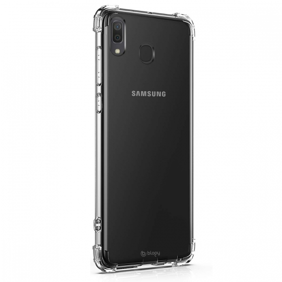 Blogy Galaxy A30 ile Uyumlu Crystal Fit Kılıf Crystal Clear