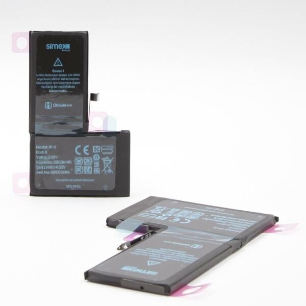 Simex iPhone X ile Uyumlu SBT-01 Batarya