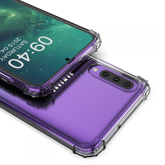 Blogy Galaxy A30s ile Uyumlu Crystal Fit Kılıf Crystal Clear