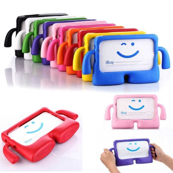 7 inç Tablet ile Uyumlu Çocuk Kılıfı Turuncu