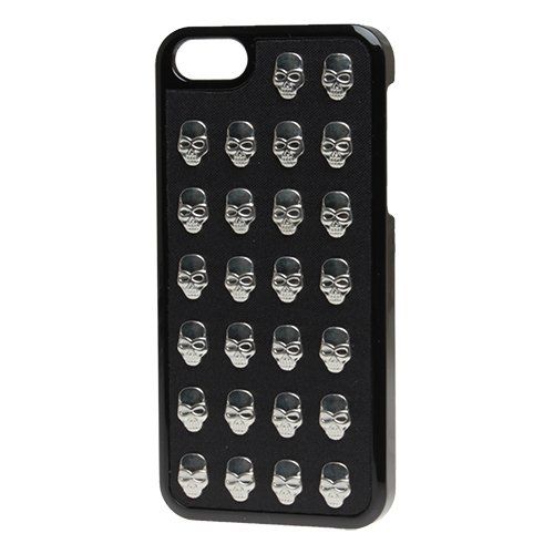 Benjamins iPhone SE/5S/5 ile Uyumlu Kılıf Gümüş Kuru Kafalı Model 8