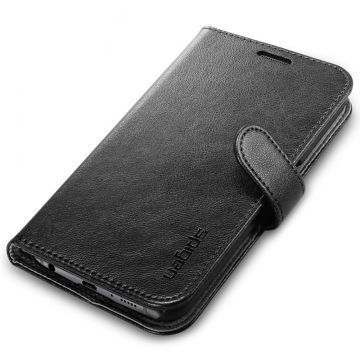 Spigen Galaxy S6 Edge ile Uyumlu Kılıf Wallet S Cüzdan Black