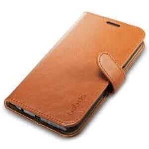 Spigen Galaxy S6 ile Uyumlu Kılıf Wallet S Cüzdan Brown