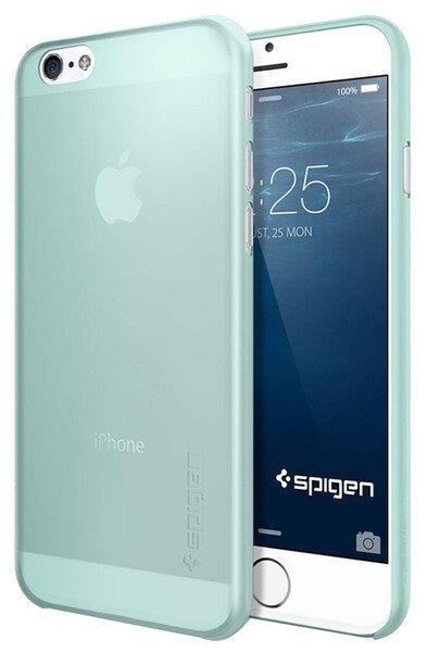 Spigen iPhone 6 Plus/6s Plus ile Uyumlu Kılıf Air Skin 0.3 mm Ultra ince Mint