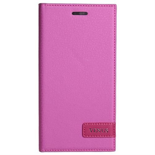 Venüs 5.5X ile Uyumlu Kılıf Yan Model Safir Serisi Pembe