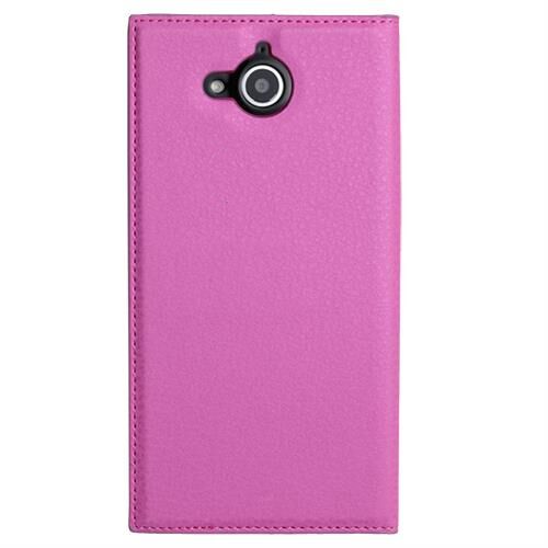 Venüs 5.5X ile Uyumlu Kılıf Yan Model Safir Serisi Pembe