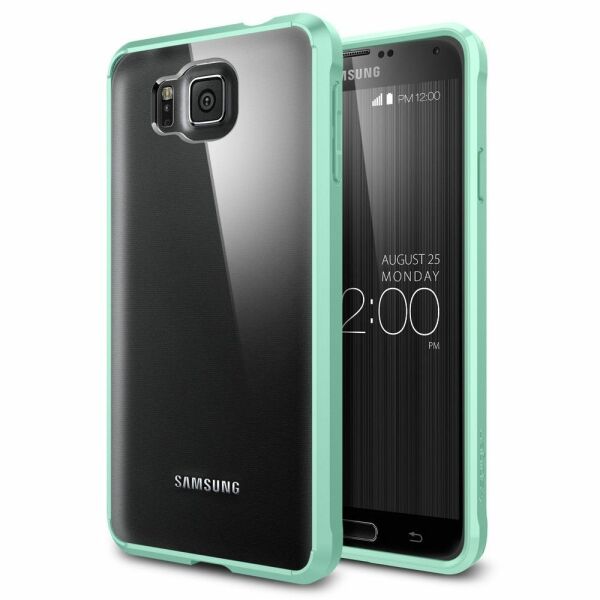 Spigen Galaxy Alpha ile Uyumlu Kılıf Ultra Hybrid Mint Green