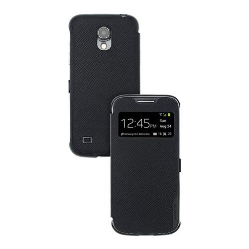 Anymode i9190 Galaxy S4 Mini ile Uyumlu View Kılıf Siyah