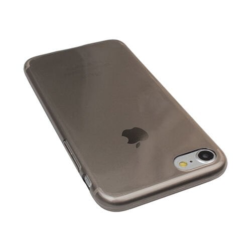 iPhone 7/8 ile Uyumlu Kılıf Ultra Slim Şeffaf Silikon Siyah