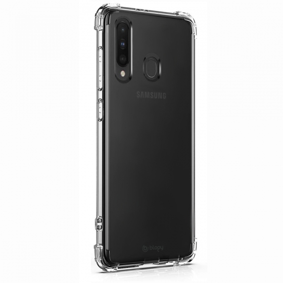 Blogy Galaxy A60 ile Uyumlu Crystal Fit Kılıf Crystal Clear