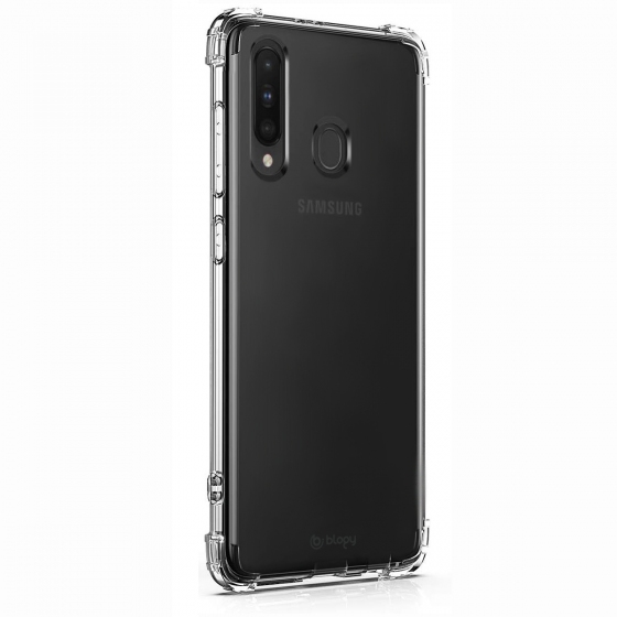 Blogy Galaxy A60 ile Uyumlu Crystal Fit Kılıf Crystal Clear