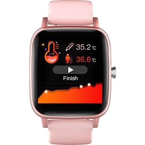 Everest Ever Watch EW-511 Android/ıos Vücut Isı Göstergeli Akıllı Saat-Pembe