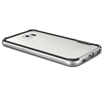 Spigen Galaxy S6 ile Uyumlu Kılıf Neo Hybrid EX Satin Silver