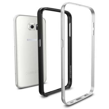Spigen Galaxy S6 ile Uyumlu Kılıf Neo Hybrid EX Satin Silver