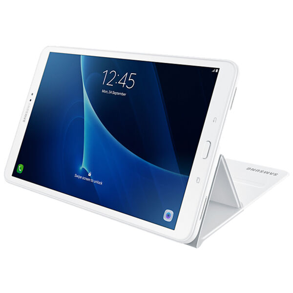 Galaxy Tab A (2016) 10.1 T580 ile Uyumlu Bookcover Kılıf Beyaz EF-BT580PWEGWW (Out)