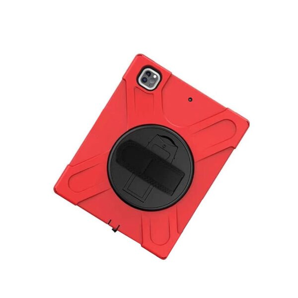 İpad Pro 2020 12.9'' ile Uyumlu Defender Zırhlı Silikon Tablet Kılıfı Kırmızı