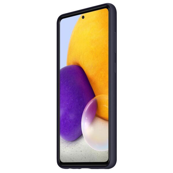 Galaxy A72 ile Uyumlu Slim Kılıf Siyah EF-PA725TBEGWW