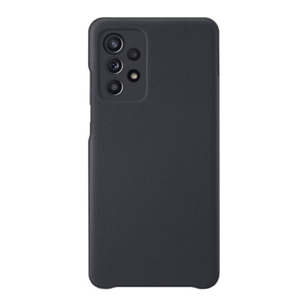 Galaxy A52 ile Uyumlu S View Cüzdan Kılıf Siyah EF-EA525PBEGTR