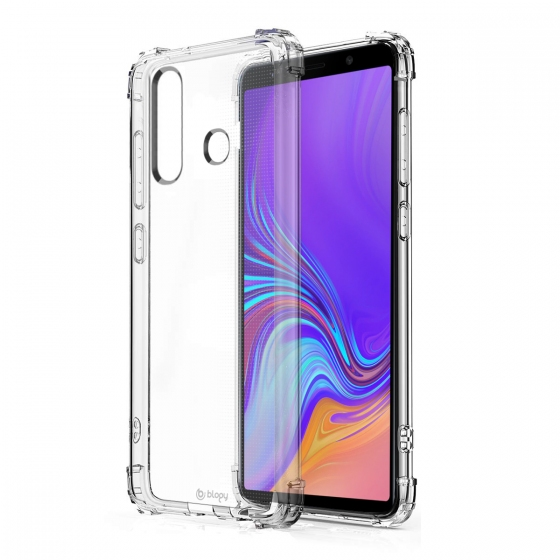 Blogy Galaxy A9 2018 ile Uyumlu Crystal Fit Kılıf Crystal Clear