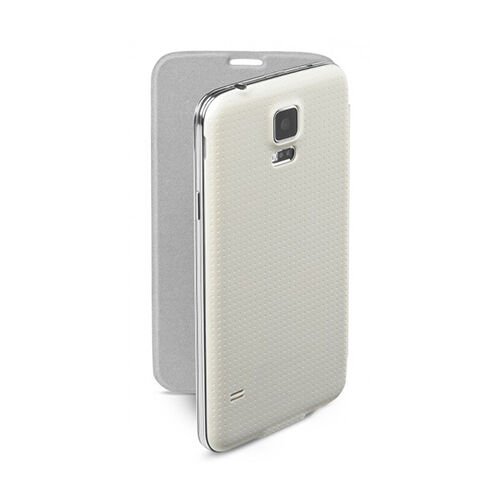 Cellular Line Galaxy S5 ile Uyumlu Flip Book Kılıf Beyaz BACKBOOKGALS5W