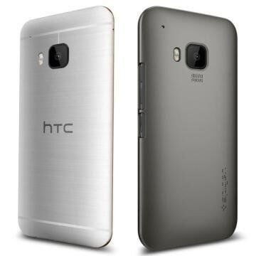 Spigen One M9 ile Uyumlu Kılıf Thin Fit Ultra İnce Gun Metal