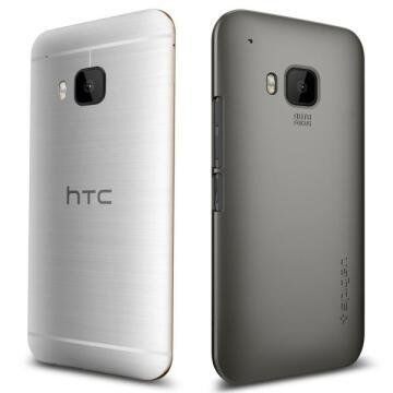 Spigen One M9 ile Uyumlu Kılıf Thin Fit Ultra İnce Gun Metal