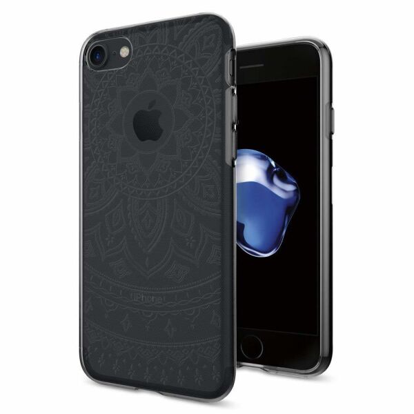Spigen iPhone 7/8 ile Uyumlu Kılıf Liquid Crystal Shine Clear (Out)